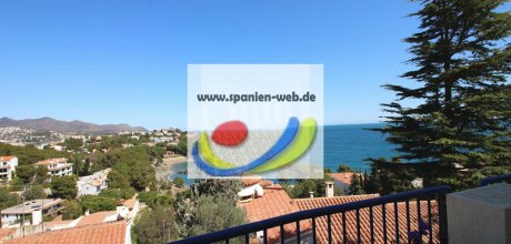 LA 123/2 Appartement de vacances pour 4/6 personnes près de la plage avec vue sur la mer près de Llançà sur la Costa Brava