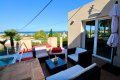 Disfrute de sus vacaciones en Dénia en la Costa Blanca en esta espaciosa villa vacacional para 8 personas, con piscina privada y vistas al mar.
