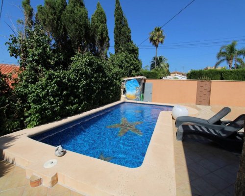 Ferienhaus bei Dénia, Costa Blanca mit Pool und Meerblick für 4 Personen mieten