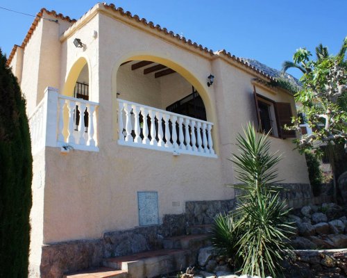  Ferienhaus mit Panorama-Meerblick in Dénia an der Costa Blanca in Spanien für 4 Personen