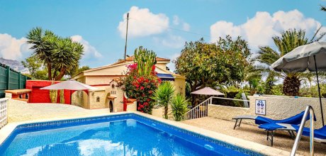 AL 410 Holiday home for 4 persons near the beach with private pool & sea views near Altea on the Costa Blanca
