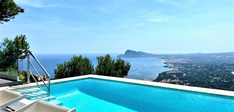 AL 841 Luxury holiday home for 8 persons - private pool - sea views near Altea on the Costa Blanca